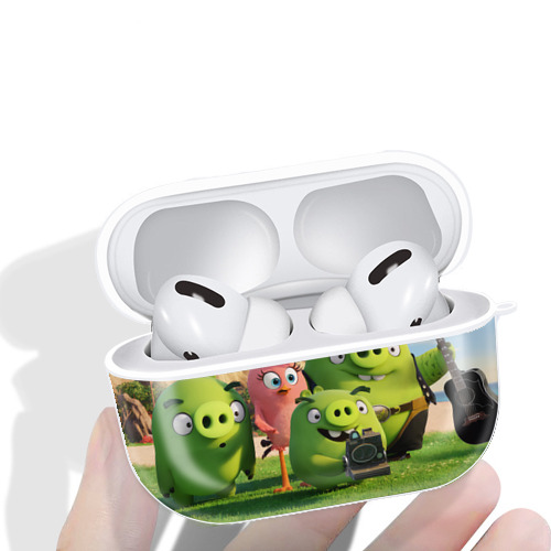 Angry Birds アングリーバード 【AirPods Pro用】ハードシェル保護ケース 耐衝撃・防指紋・カラビナ付き商品仕様