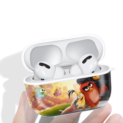 Angry Birds アングリーバード 【AirPods Pro用】ハードシェル保護ケース 耐衝撃・防指紋・カラビナ付き商品仕様