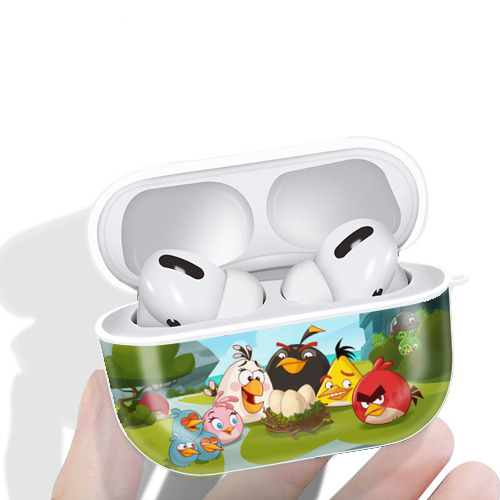 Angry Birds アングリーバード 【AirPods Pro用】ハードシェル保護ケース 耐衝撃・防指紋・カラビナ付き商品仕様