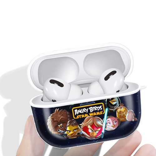 Angry Birds アングリーバード 【AirPods Pro用】ハードシェル保護ケース 耐衝撃・防指紋・カラビナ付き商品仕様