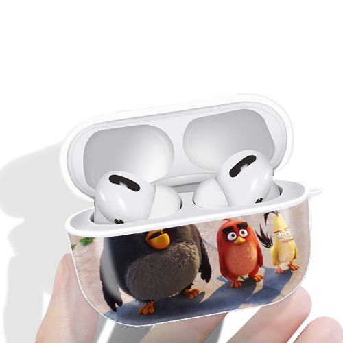 Angry Birds アングリーバード 【AirPods Pro用】ハードシェル保護ケース 耐衝撃・防指紋・カラビナ付き商品仕様