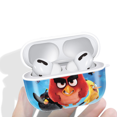 Angry Birds アングリーバード 【AirPods Pro用】ハードシェル保護ケース 耐衝撃・防指紋・カラビナ付き商品仕様