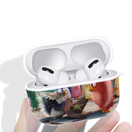 Angry Birds アングリーバード 【AirPods Pro用】ハードシェル保護ケース 耐衝撃・防指紋・カラビナ付き商品仕様