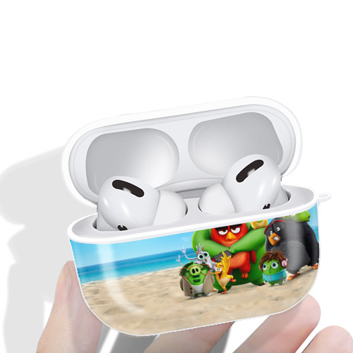 Angry Birds アングリーバード 【AirPods Pro用】ハードシェル保護ケース 耐衝撃・防指紋・カラビナ付き商品仕様