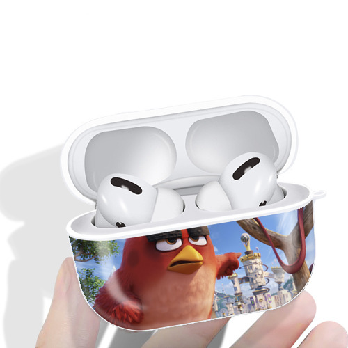 Angry Birds アングリーバード 【AirPods Pro用】ハードシェル保護ケース 耐衝撃・防指紋・カラビナ付き商品仕様