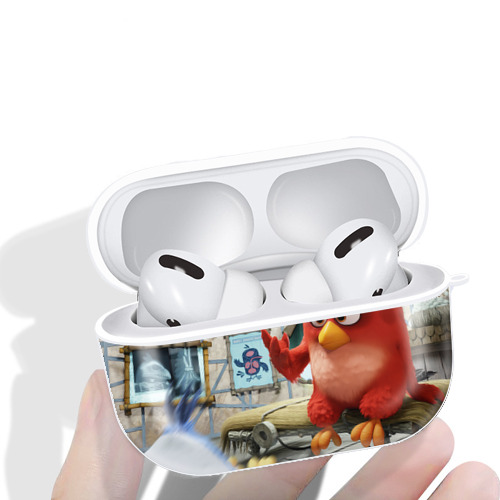 Angry Birds アングリーバード 【AirPods Pro用】ハードシェル保護ケース 耐衝撃・防指紋・カラビナ付き商品仕様