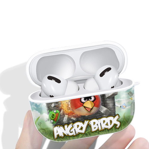 Angry Birds アングリーバード 【AirPods Pro用】ハードシェル保護ケース 耐衝撃・防指紋・カラビナ付き商品仕様