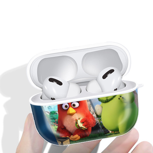 Angry Birds アングリーバード 【AirPods Pro用】ハードシェル保護ケース 耐衝撃・防指紋・カラビナ付き商品仕様