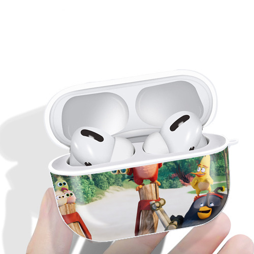 Angry Birds アングリーバード 【AirPods Pro用】ハードシェル保護ケース 耐衝撃・防指紋・カラビナ付き商品仕様