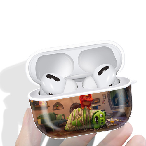Angry Birds アングリーバード 【AirPods Pro用】ハードシェル保護ケース 耐衝撃・防指紋・カラビナ付き商品仕様