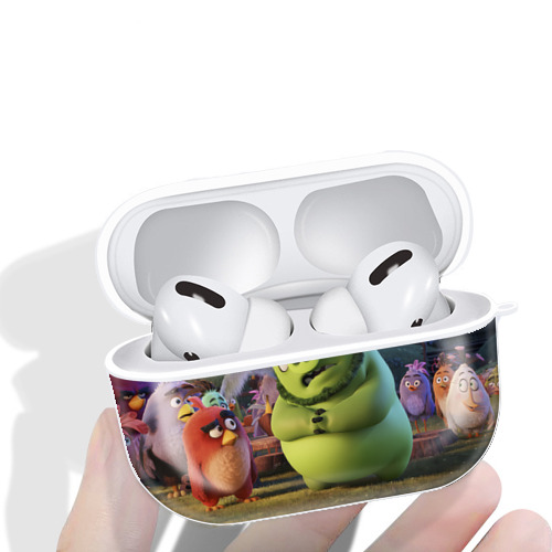 Angry Birds アングリーバード 【AirPods Pro用】ハードシェル保護ケース 耐衝撃・防指紋・カラビナ付き商品仕様