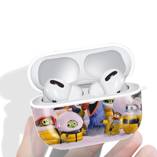 Angry Birds アングリーバード 【AirPods Pro用】ハードシェル保護ケース 耐衝撃・防指紋・カラビナ付き商品仕様