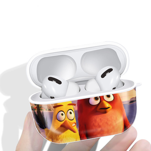 Angry Birds アングリーバード 【AirPods Pro用】ハードシェル保護ケース 耐衝撃・防指紋・カラビナ付き商品仕様