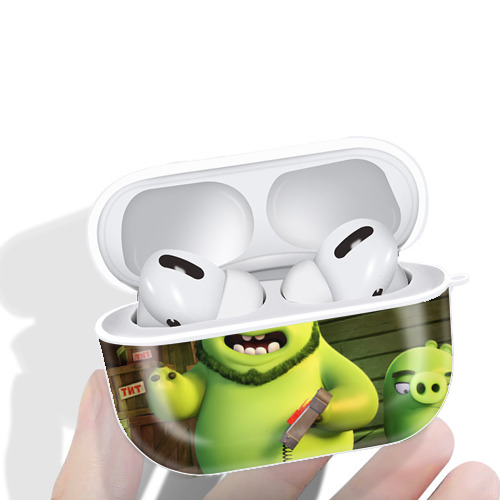 Angry Birds アングリーバード 【AirPods Pro用】ハードシェル保護ケース 耐衝撃・防指紋・カラビナ付き商品仕様