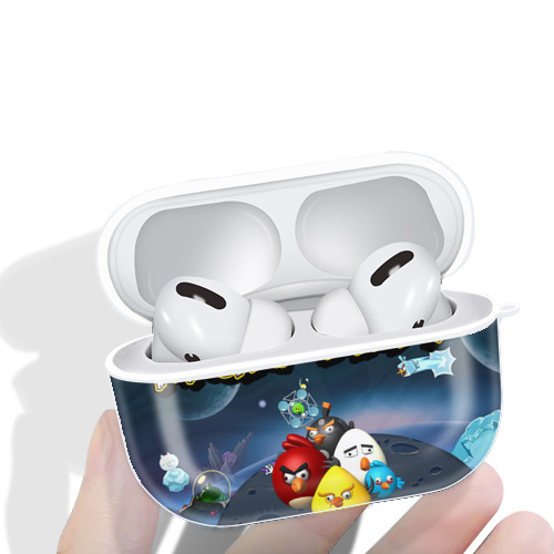 Angry Birds アングリーバード 【AirPods Pro用】ハードシェル保護ケース 耐衝撃・防指紋・カラビナ付き商品仕様