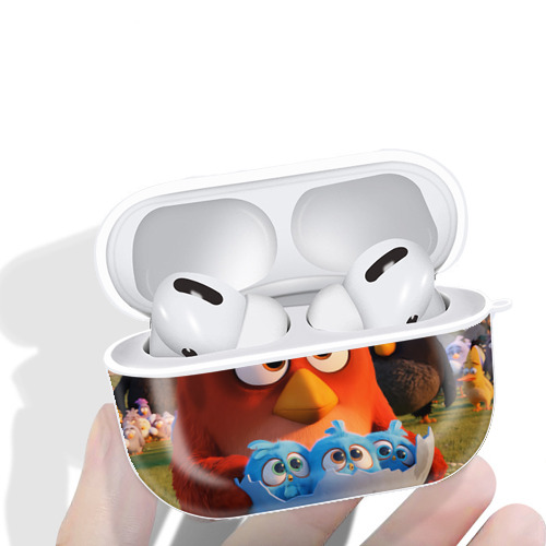 Angry Birds アングリーバード 【AirPods Pro用】ハードシェル保護ケース 耐衝撃・防指紋・カラビナ付き商品仕様
