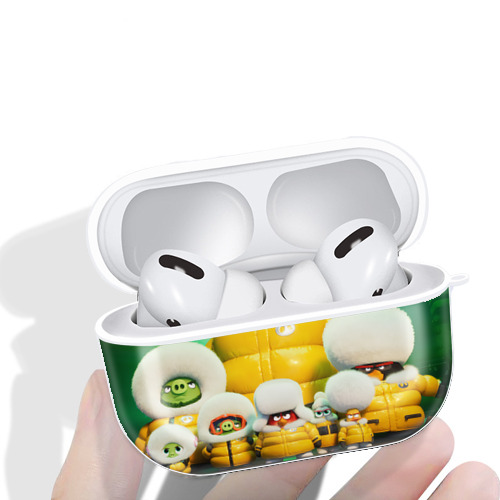 Angry Birds アングリーバード 【AirPods Pro用】ハードシェル保護ケース 耐衝撃・防指紋・カラビナ付き商品仕様