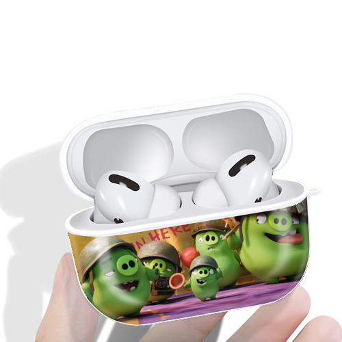 Angry Birds アングリーバード 【AirPods Pro用】ハードシェル保護ケース 耐衝撃・防指紋・カラビナ付き商品仕様