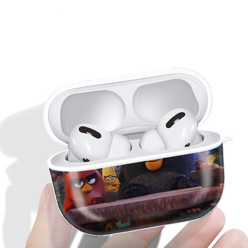 Angry Birds アングリーバード 【AirPods Pro用】ハードシェル保護ケース 耐衝撃・防指紋・カラビナ付き商品仕様