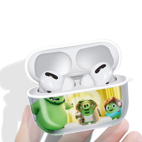 Angry Birds アングリーバード 【AirPods Pro用】ハードシェル保護ケース 耐衝撃・防指紋・カラビナ付き商品仕様
