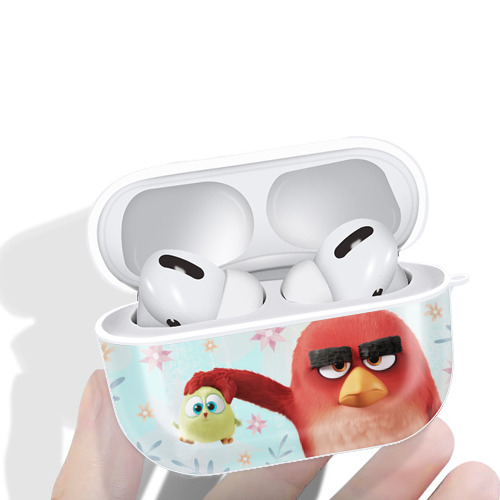 Angry Birds アングリーバード 【AirPods Pro用】ハードシェル保護ケース 耐衝撃・防指紋・カラビナ付き商品仕様