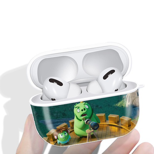 Angry Birds アングリーバード 【AirPods Pro用】ハードシェル保護ケース 耐衝撃・防指紋・カラビナ付き商品仕様