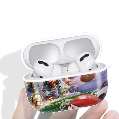 Angry Birds アングリーバード 【AirPods Pro用】ハードシェル保護ケース 耐衝撃・防指紋・カラビナ付き商品仕様