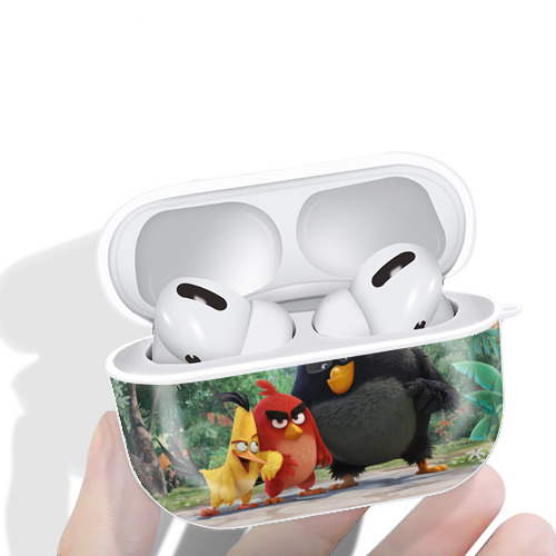 Angry Birds アングリーバード 【AirPods Pro用】ハードシェル保護ケース 耐衝撃・防指紋・カラビナ付き商品仕様