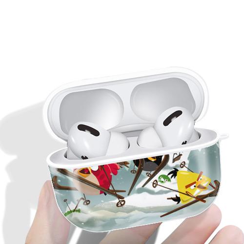 Angry Birds アングリーバード 【AirPods Pro用】ハードシェル保護ケース 耐衝撃・防指紋・カラビナ付き商品仕様