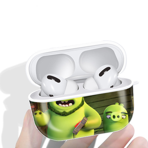 Angry Birds アングリーバード 【AirPods Pro用】ハードシェル保護ケース 耐衝撃・防指紋・カラビナ付き商品仕様