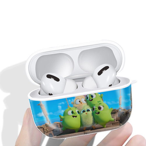 Angry Birds アングリーバード 【AirPods Pro用】ハードシェル保護ケース 耐衝撃・防指紋・カラビナ付き商品仕様