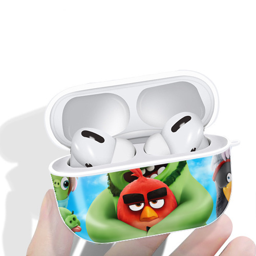 Angry Birds アングリーバード 【AirPods Pro用】ハードシェル保護ケース 耐衝撃・防指紋・カラビナ付き商品仕様