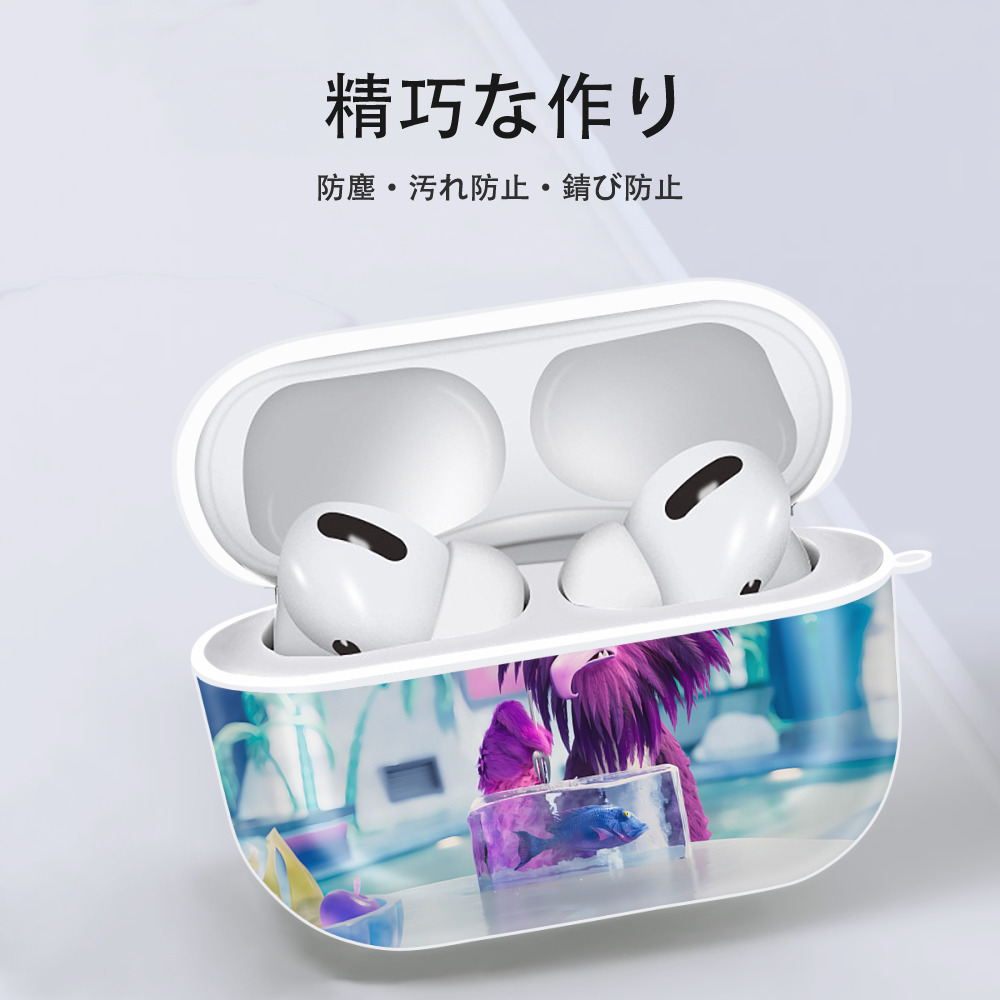 Angry Birds アングリーバード 【AirPods Pro用】ハードシェル保護ケース 耐衝撃・防指紋・カラビナ付き商品仕様