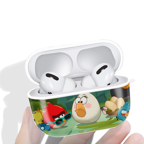 Angry Birds アングリーバード 【AirPods Pro用】ハードシェル保護ケース 耐衝撃・防指紋・カラビナ付き商品仕様