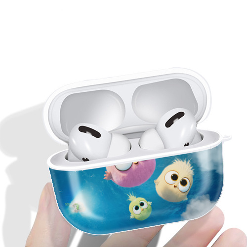 Angry Birds アングリーバード 【AirPods Pro用】ハードシェル保護ケース 耐衝撃・防指紋・カラビナ付き商品仕様