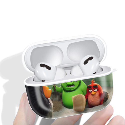 Angry Birds アングリーバード 【AirPods Pro用】ハードシェル保護ケース 耐衝撃・防指紋・カラビナ付き商品仕様