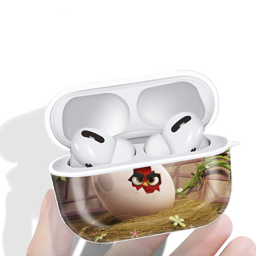 Angry Birds アングリーバード 【AirPods Pro用】ハードシェル保護ケース 耐衝撃・防指紋・カラビナ付き商品仕様