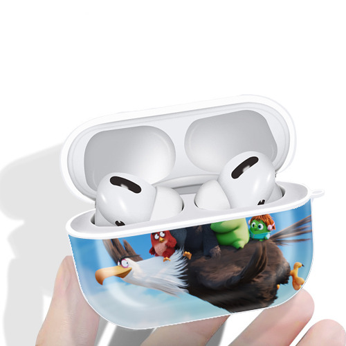 Angry Birds アングリーバード 【AirPods Pro用】ハードシェル保護ケース 耐衝撃・防指紋・カラビナ付き商品仕様