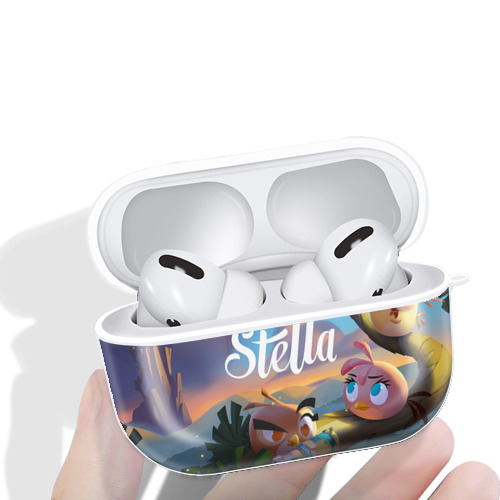 Angry Birds アングリーバード 【AirPods Pro用】ハードシェル保護ケース 耐衝撃・防指紋・カラビナ付き商品仕様