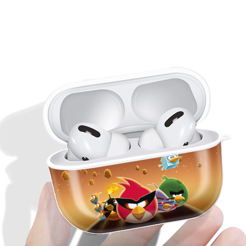 Angry Birds アングリーバード 【AirPods Pro用】ハードシェル保護ケース 耐衝撃・防指紋・カラビナ付き商品仕様