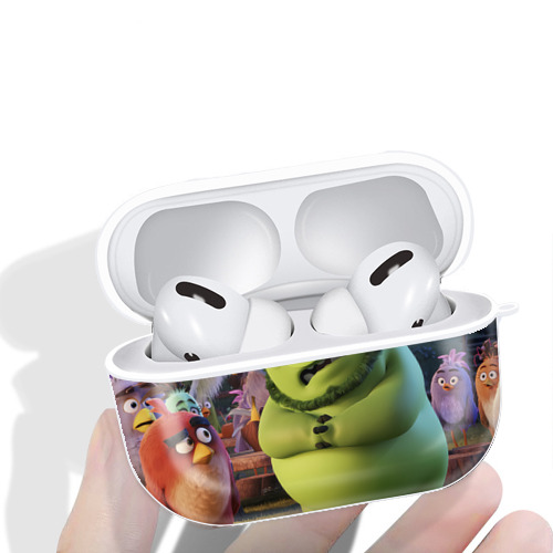 Angry Birds アングリーバード 【AirPods Pro用】ハードシェル保護ケース 耐衝撃・防指紋・カラビナ付き商品仕様