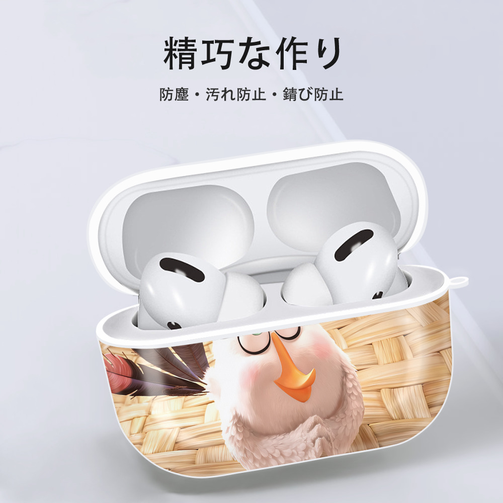 Angry Birds アングリーバード 【AirPods Pro用】ハードシェル保護ケース 耐衝撃・防指紋・カラビナ付き商品仕様