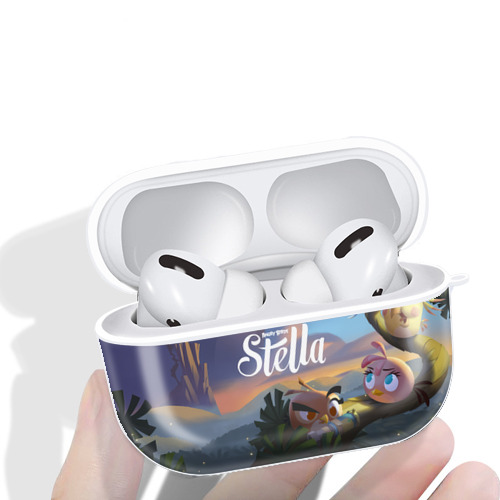 Angry Birds アングリーバード 【AirPods Pro用】ハードシェル保護ケース 耐衝撃・防指紋・カラビナ付き商品仕様