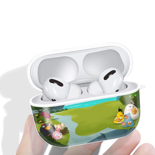 Angry Birds アングリーバード 【AirPods Pro用】ハードシェル保護ケース 耐衝撃・防指紋・カラビナ付き商品仕様