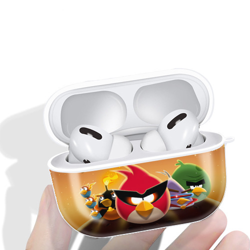 Angry Birds アングリーバード 【AirPods Pro用】ハードシェル保護ケース 耐衝撃・防指紋・カラビナ付き商品仕様