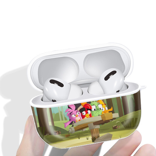 Angry Birds アングリーバード 【AirPods Pro用】ハードシェル保護ケース 耐衝撃・防指紋・カラビナ付き商品仕様
