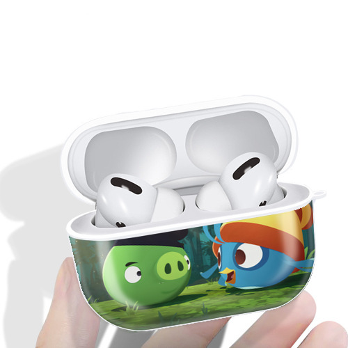 Angry Birds アングリーバード 【AirPods Pro用】ハードシェル保護ケース 耐衝撃・防指紋・カラビナ付き商品仕様
