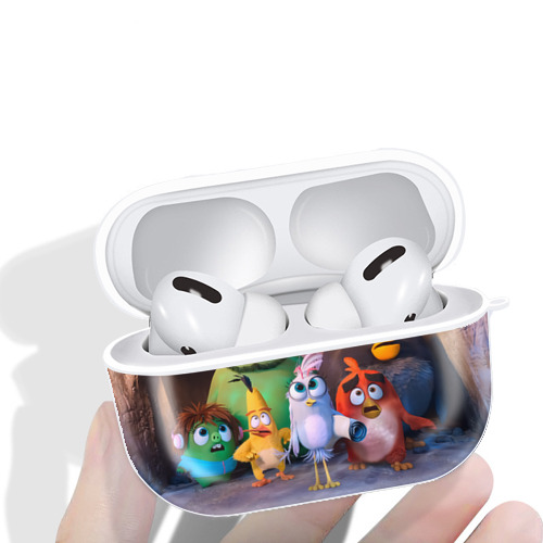 Angry Birds アングリーバード 【AirPods Pro用】ハードシェル保護ケース 耐衝撃・防指紋・カラビナ付き商品仕様