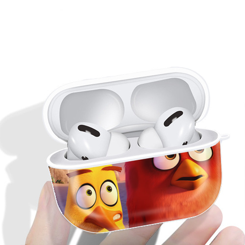 Angry Birds アングリーバード 【AirPods Pro用】ハードシェル保護ケース 耐衝撃・防指紋・カラビナ付き商品仕様