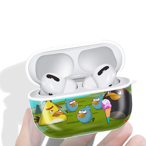 Angry Birds アングリーバード 【AirPods Pro用】ハードシェル保護ケース 耐衝撃・防指紋・カラビナ付き商品仕様